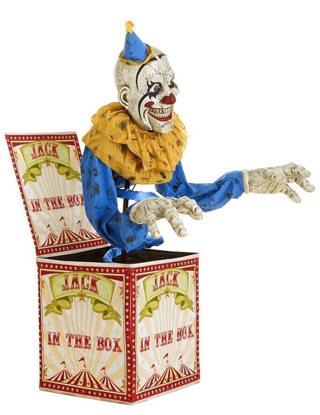 Pagliaccio Animato Di Halloween Jack In The Box 2,1m