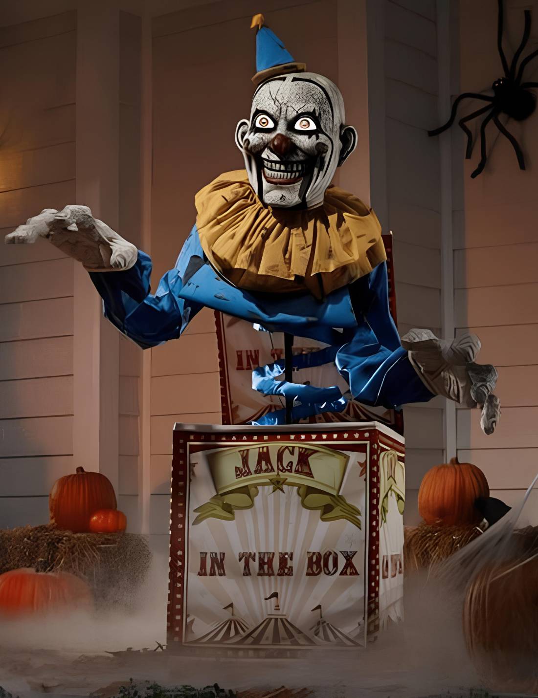 Pagliaccio Animato Di Halloween Jack In The Box 2,1m