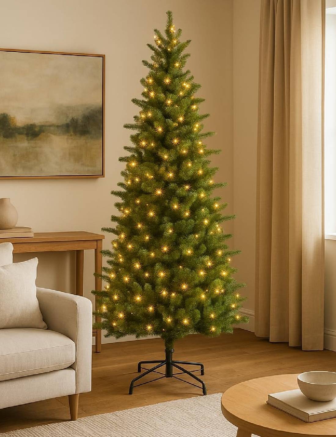 Albero Di Natale Abete Killington Fir 280 Micro LED 180cm