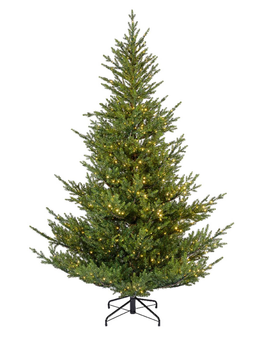Albero Di Natale Pino Norway 1100 LED h240cm
