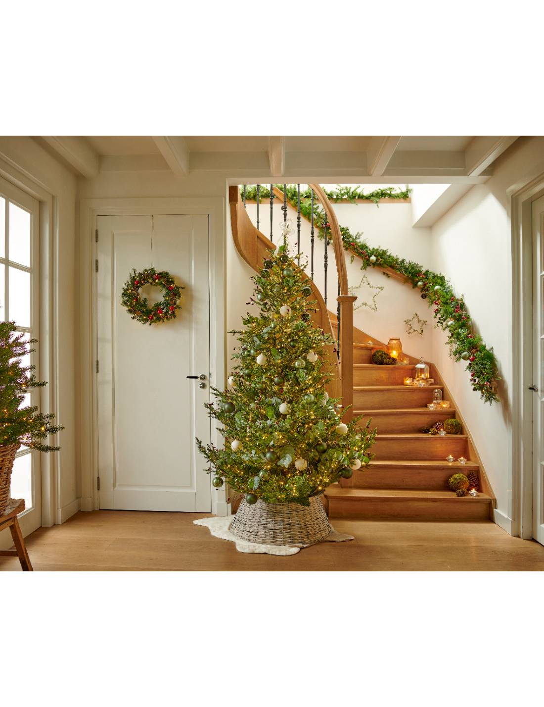 Albero Di Natale Pino Norway 1100 LED h240cm