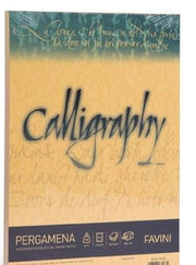 Fogli Pergamena Favini Calligraphy A4 190g 50 Fogli Oro