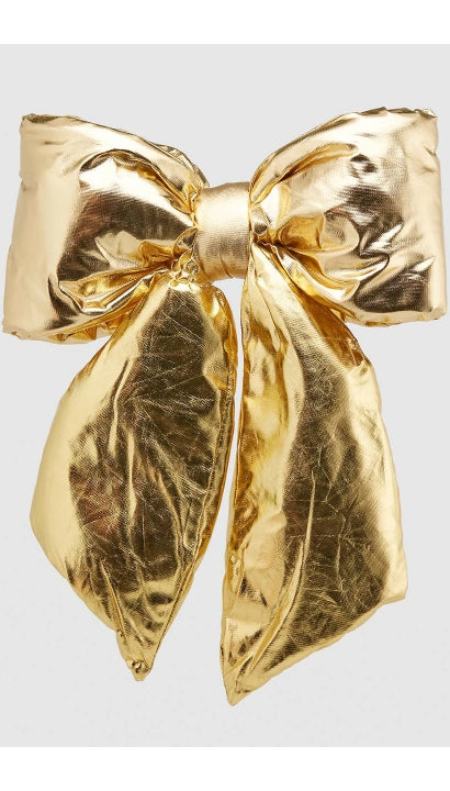Addobbo Albero Di Natale Fiocco Oro 48cm - EDG