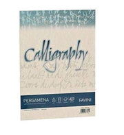 Fogli Pergamena Favini Calligraphy A4 190g 50 Fogli Perla