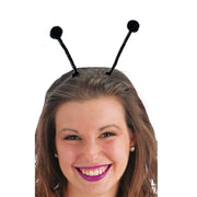 Frontino Con Antenne Morbide Nere Ape Accessori Halloween E Carnevale