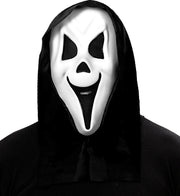 Maschera Halloween Fantasma Con Cappuccio E Occhi