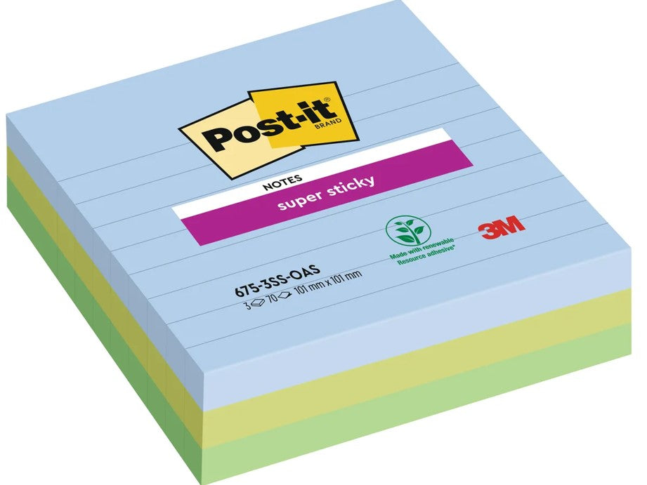 Post-It Bigliettini Adesivi Super Sticky 101x101mm 70 Fogli