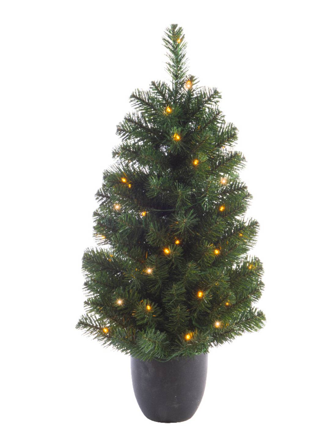 Albero Di Natale In Vaso Imperial 50 LED h90cm