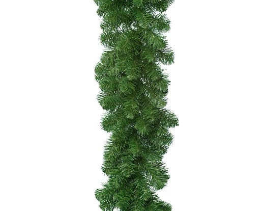Addobbo Natale Tralcio Ghirlanda Verde 270cm