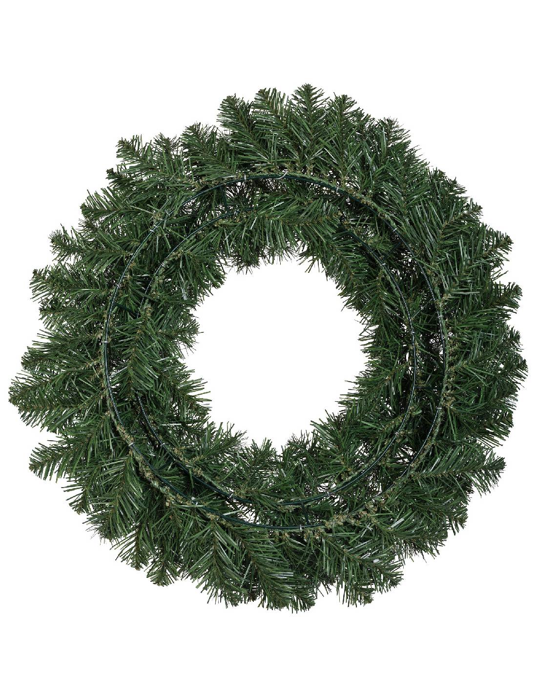 Fuoriporta Ghirlanda Corona Verde Classica 60cm