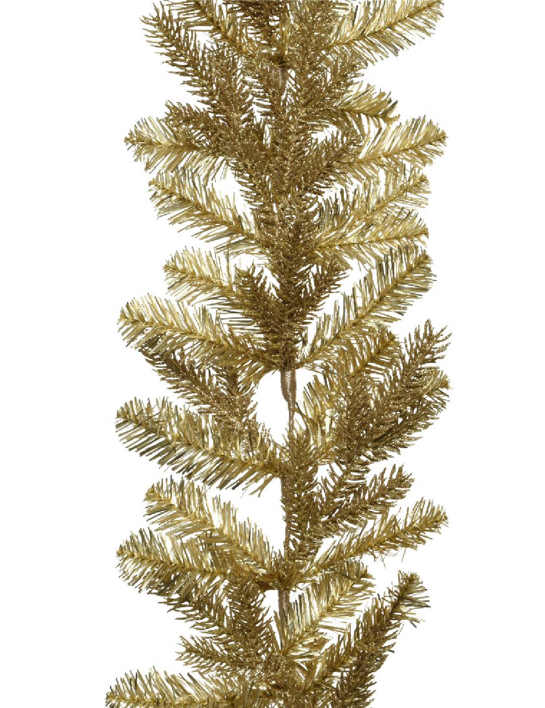 Addobbo Di Natale Tralcio Glitter Oro 270cm