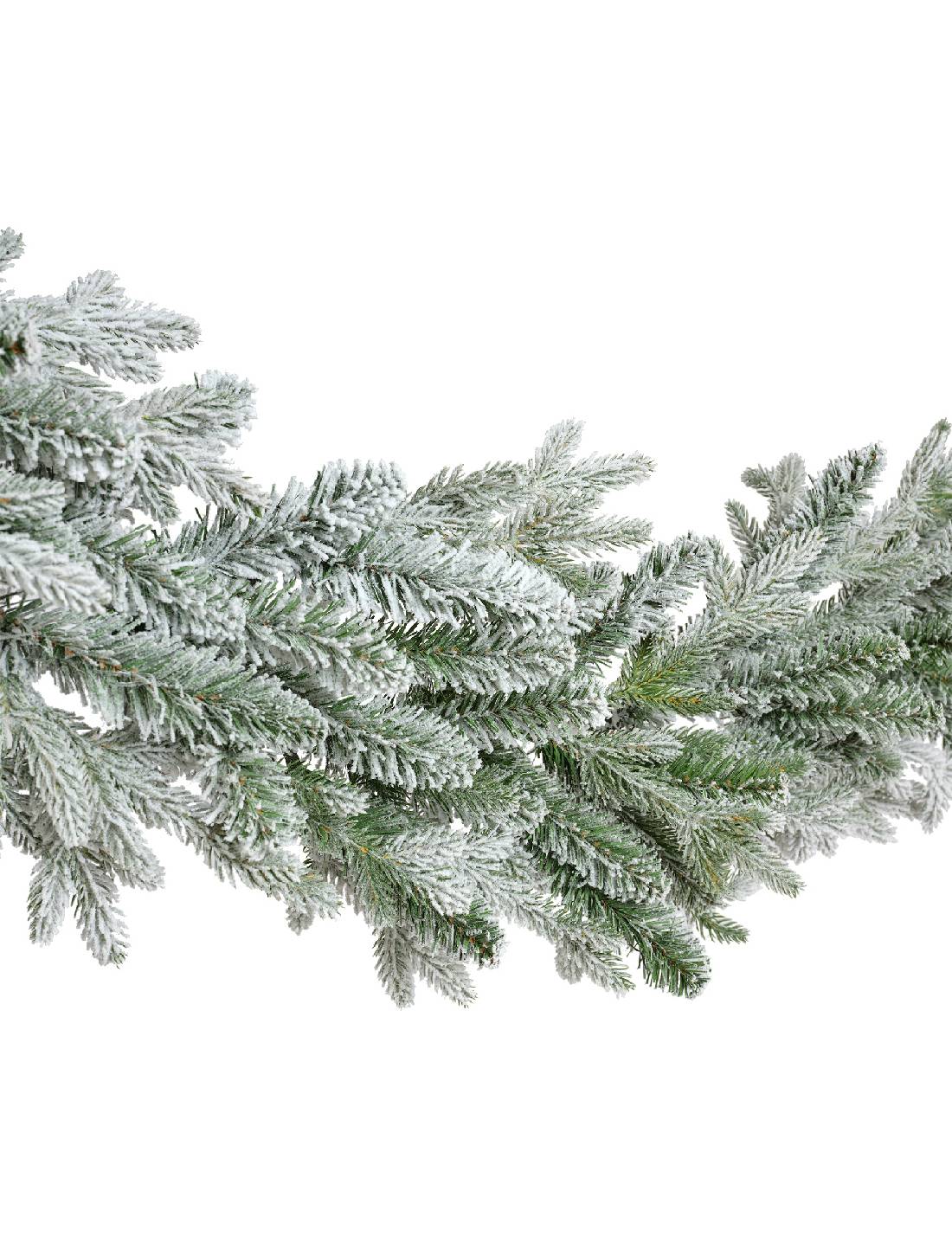 Addobbo Di Natale Tralcio Norway Innevato 270cm