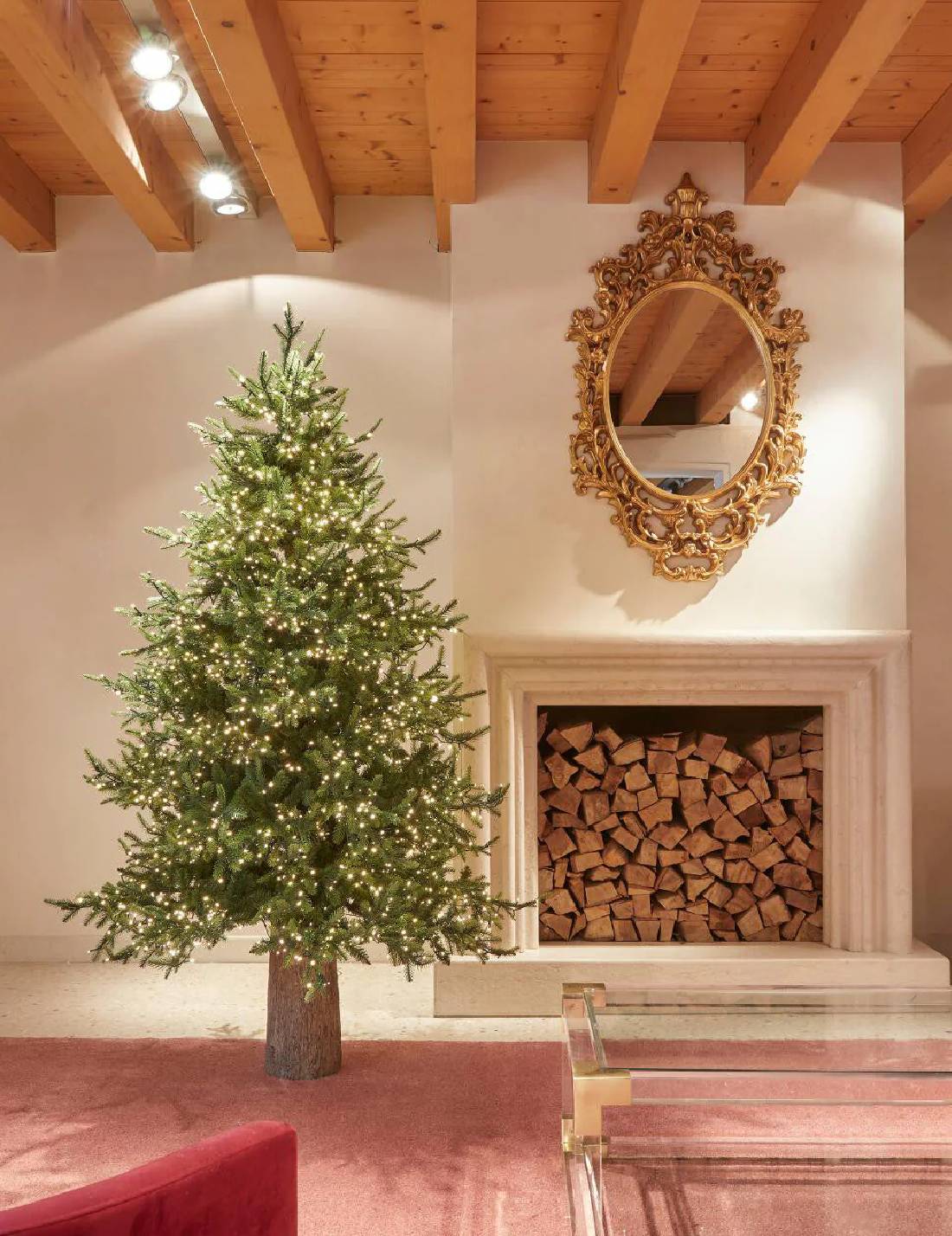 Albero Di Natale EDG Pino Luxury 3000 LED 180cm