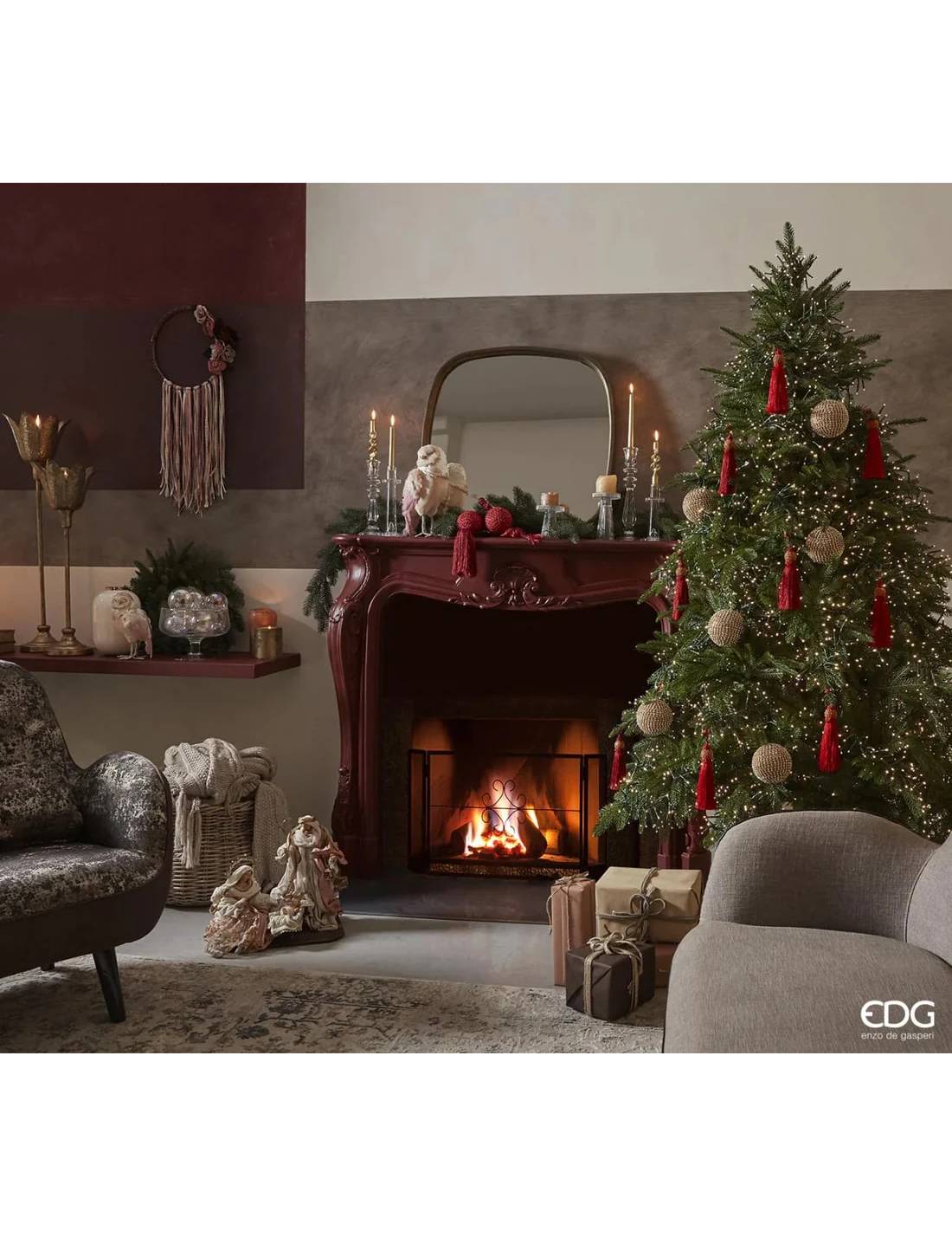 Albero Di Natale EDG Pino Luxury 6000 LED 270Cm