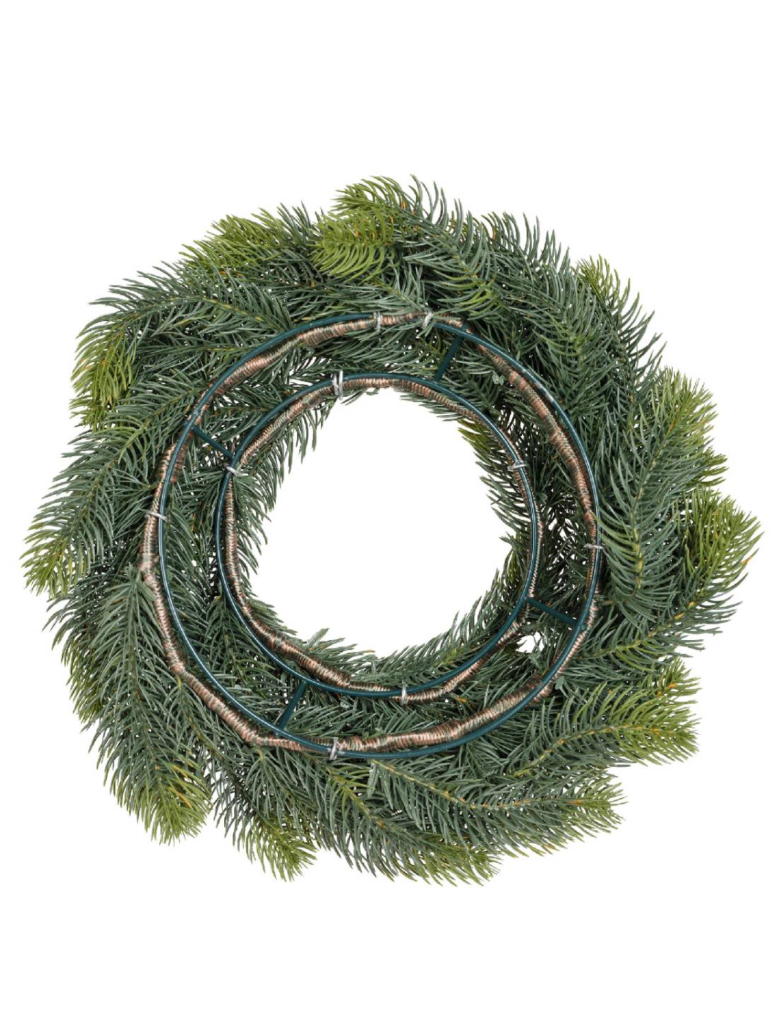 Decorazione Di Natale Ghirlanda Winnipeg Verde D40cm