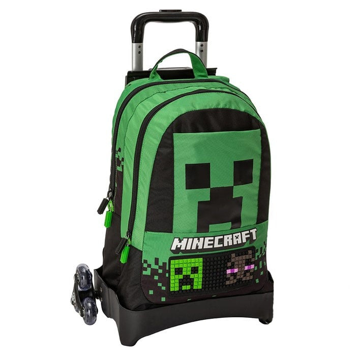 Zaino Comix Trolley Minecraft Verde