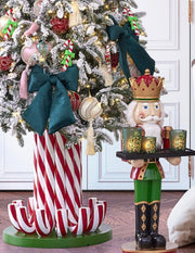 Base Albero Di Natale Caramella Candy Cane 65cm