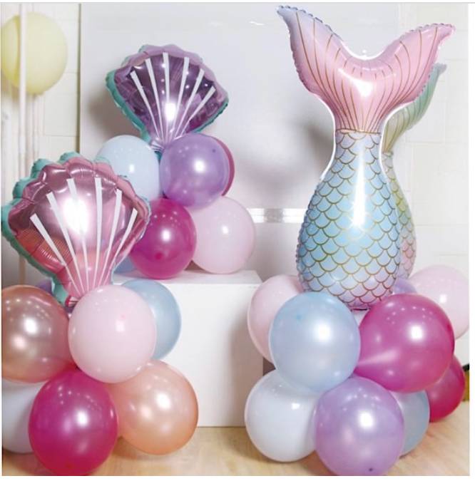 Kit Palloncini Tema Sirena 36pz.