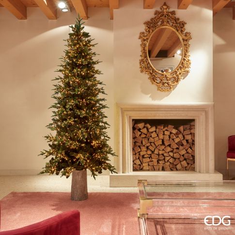 Albero Di Natale EDG Pino Luxury 3000 LED 210cm