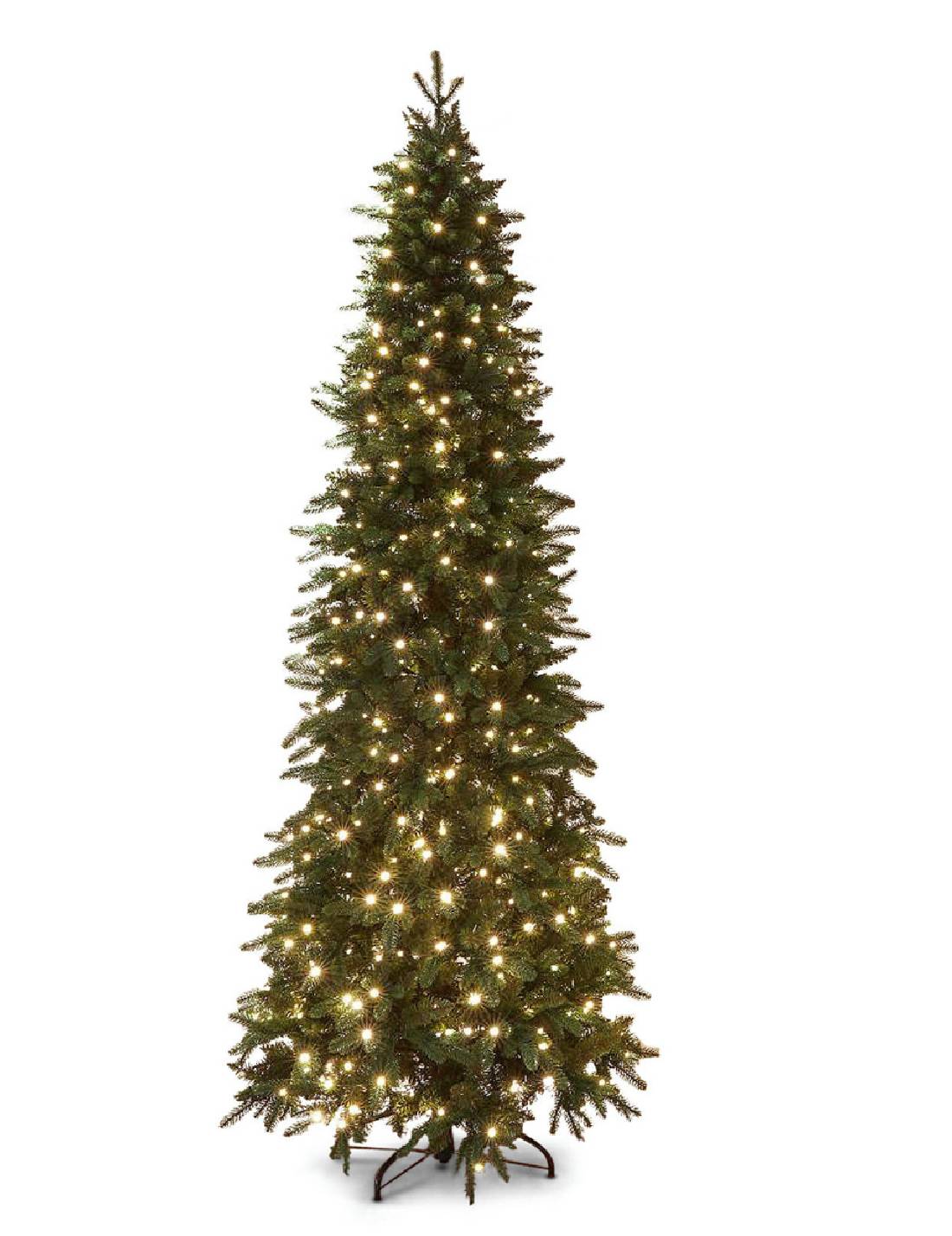 Albero Di Natale Pino Luxury New Slim 4000 LED 240cm