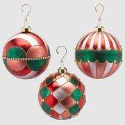 Pallina Albero Di Natale Tema Circo Fantasie Assortite 12cm