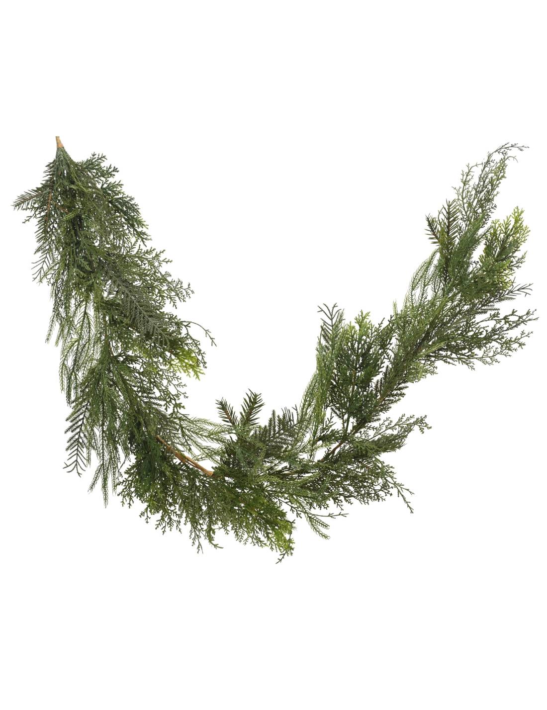 Addobbo Di Natale Tralcio Verde 180cm
