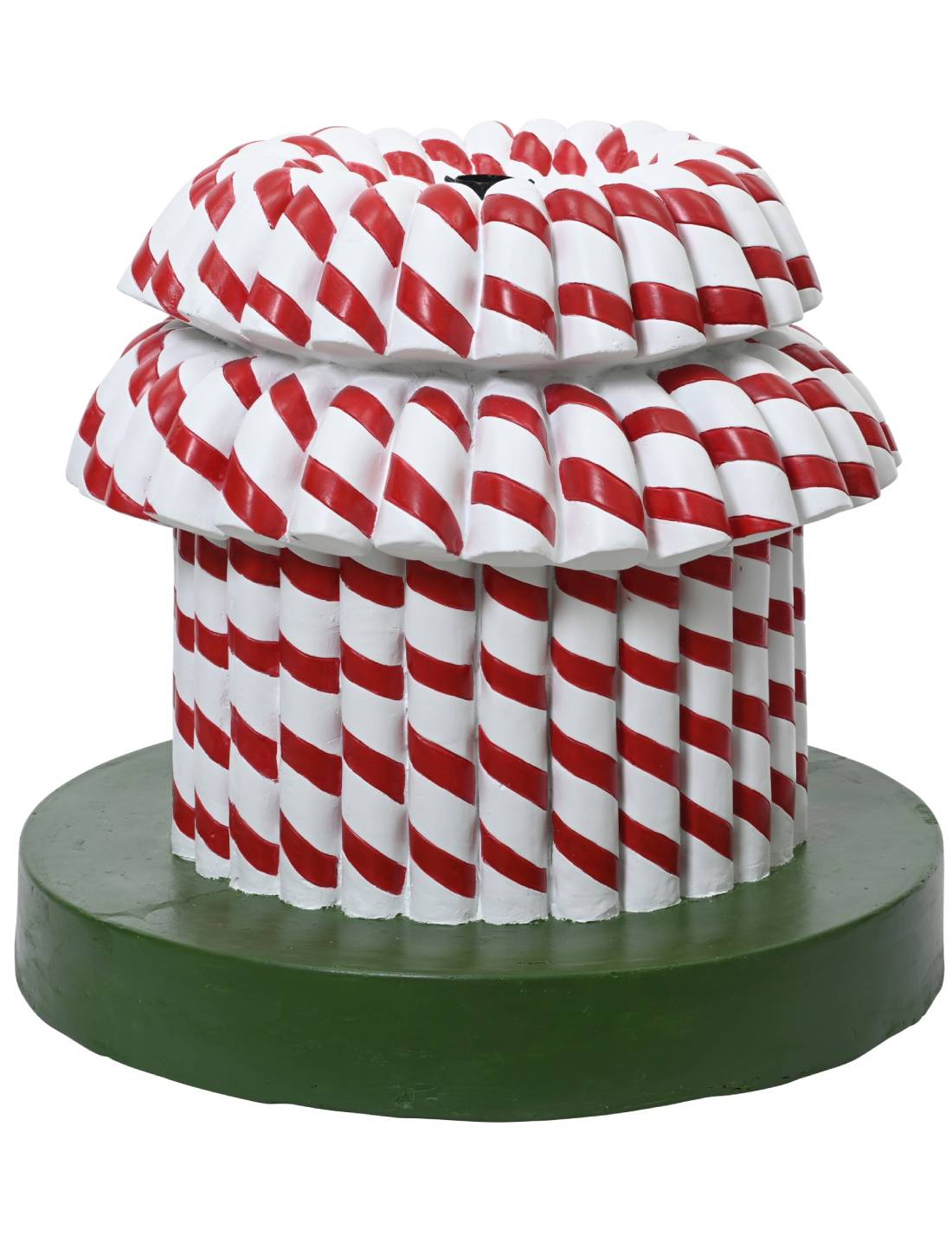 Base Albero Di Natale Bastoncini Di Zucchero 61cm