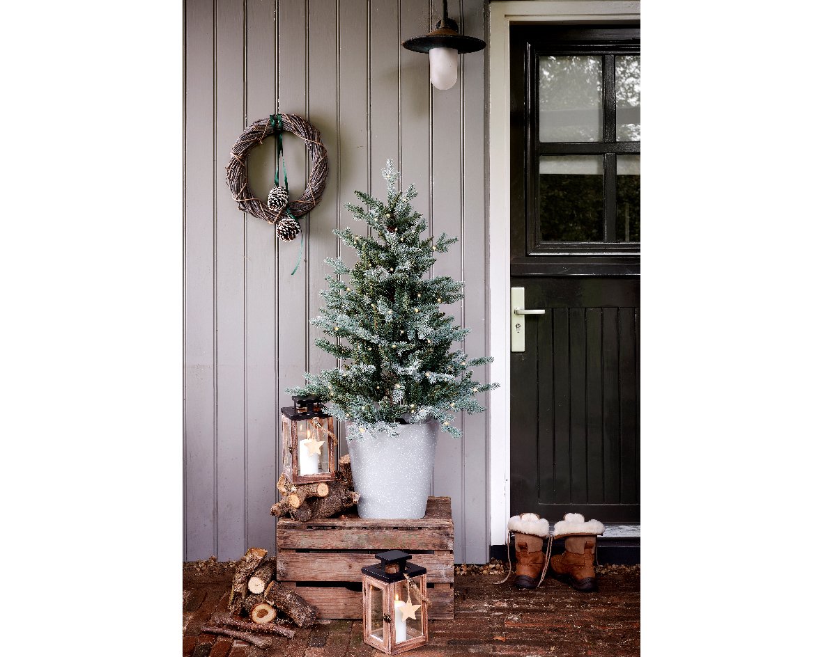 Mini Albero Di Natale Allison Pine Misty Pre Lit 150cm