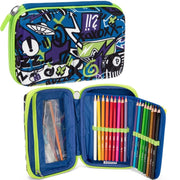 Astuccio Completo Corredo Maxi Zip New Comix Bright Boy