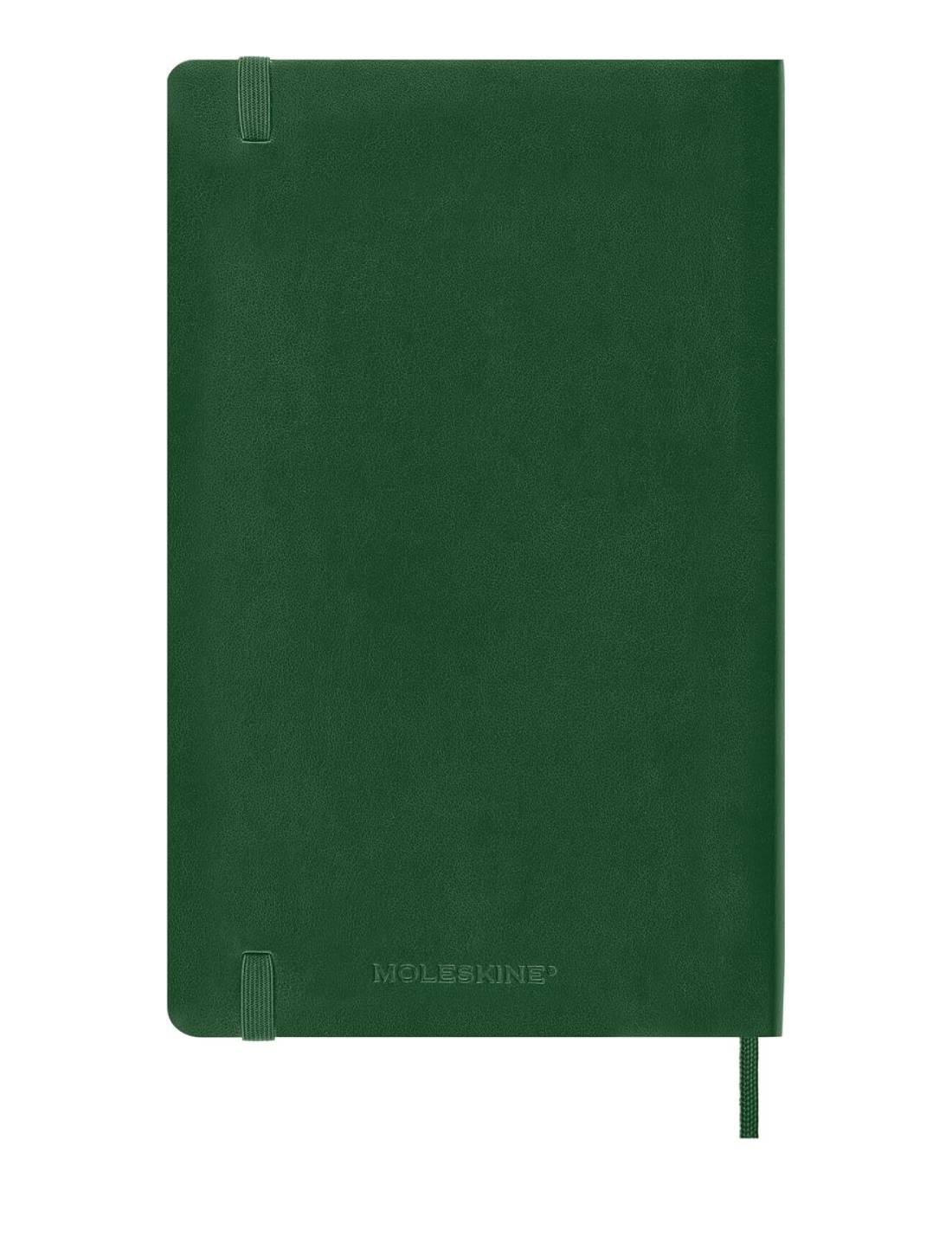 Agenda Settimanale 12 Mesi 2025 Moleskine Verde Mirto Large 21cm