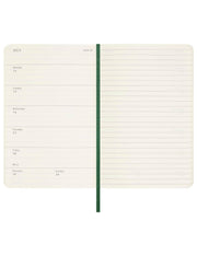 Agenda Mensile 12 Mesi 2025 Moleskine Verde Mirto Large Copertina Morbida 21cm