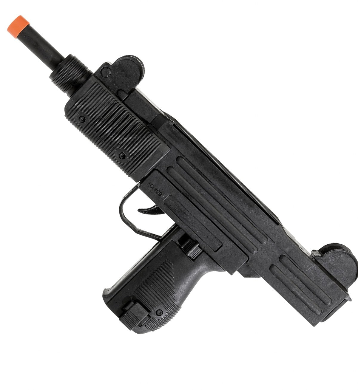 Accessorio Halloween E Carnevale Uzi Mitra Giocattolo Con Suono 38cm