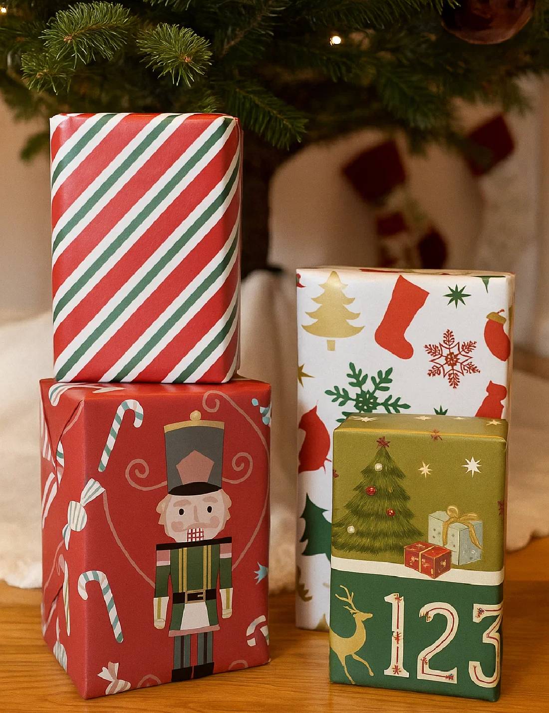Rotolo Carta Regalo Natalizia 200cm