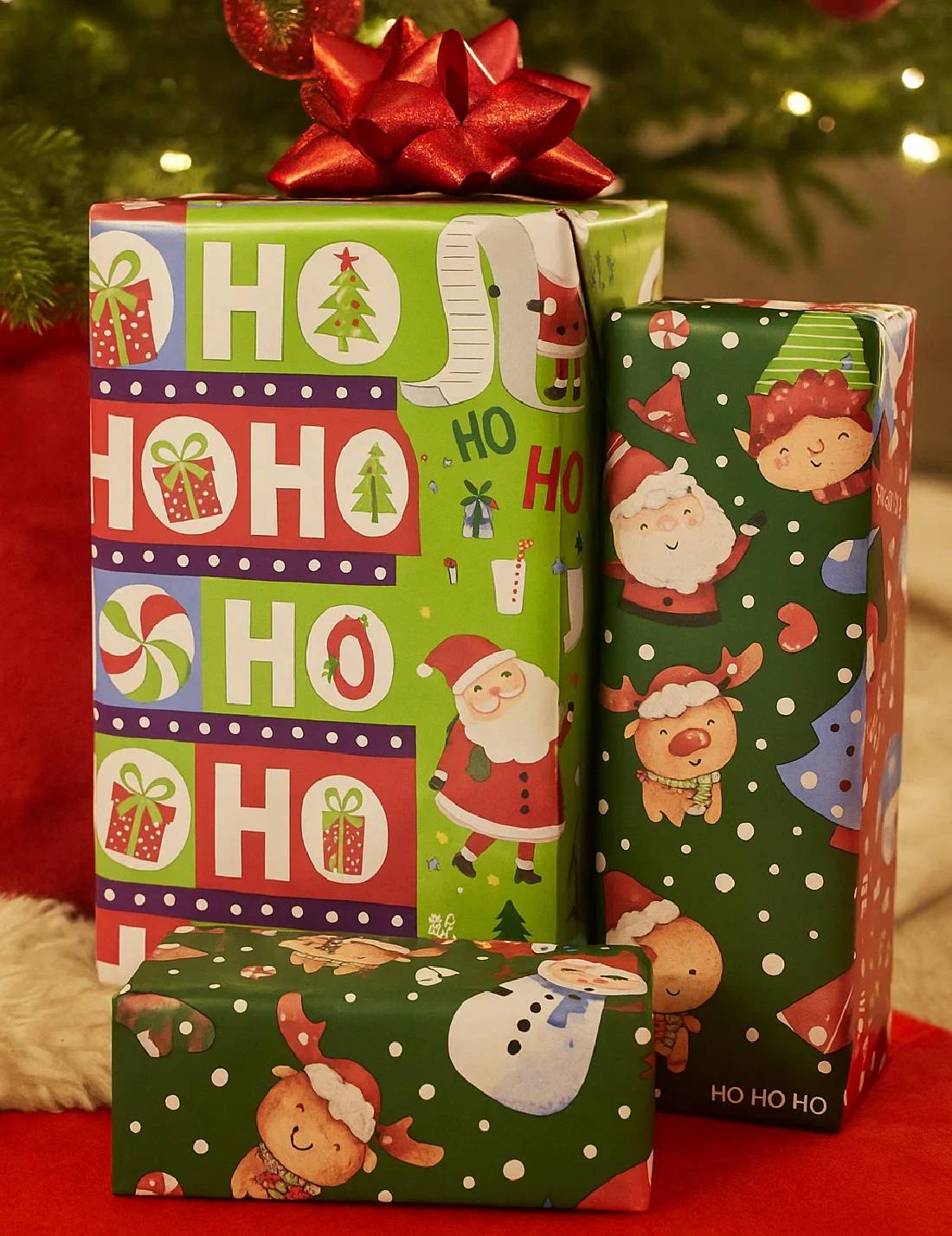 Rotolo Carta Regalo Natalizia 300cm