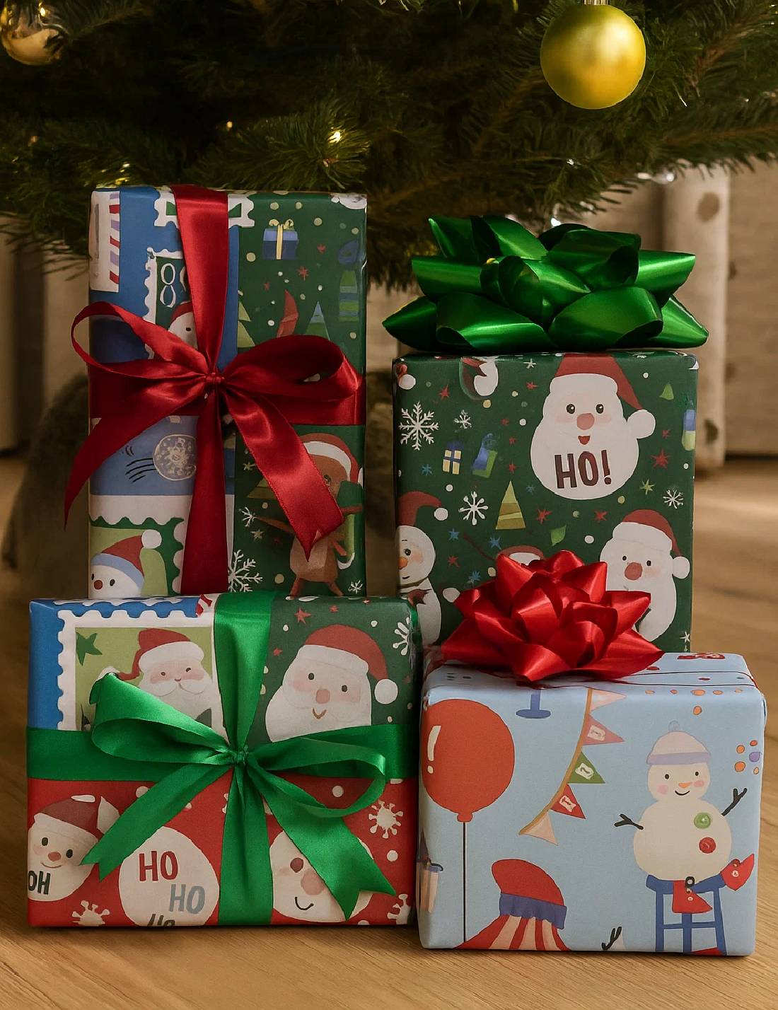 Rotolo Carta Regalo Natalizia 200cm