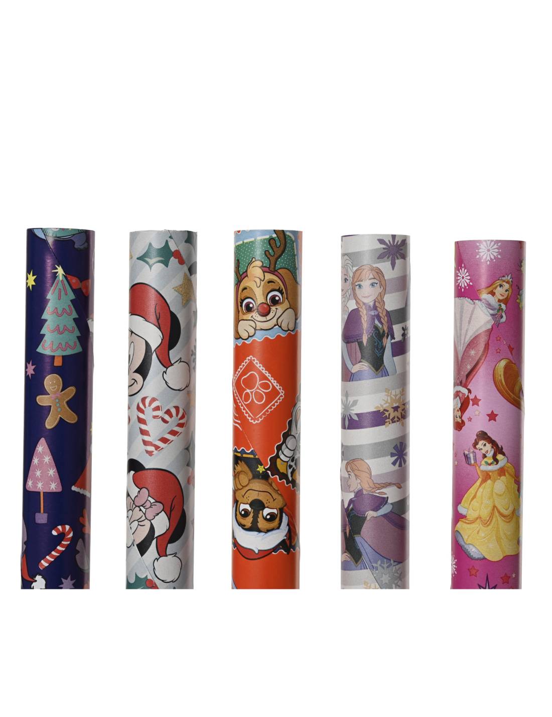 Rotolo Carta Regalo Natalizia Personaggi Disney 200cm