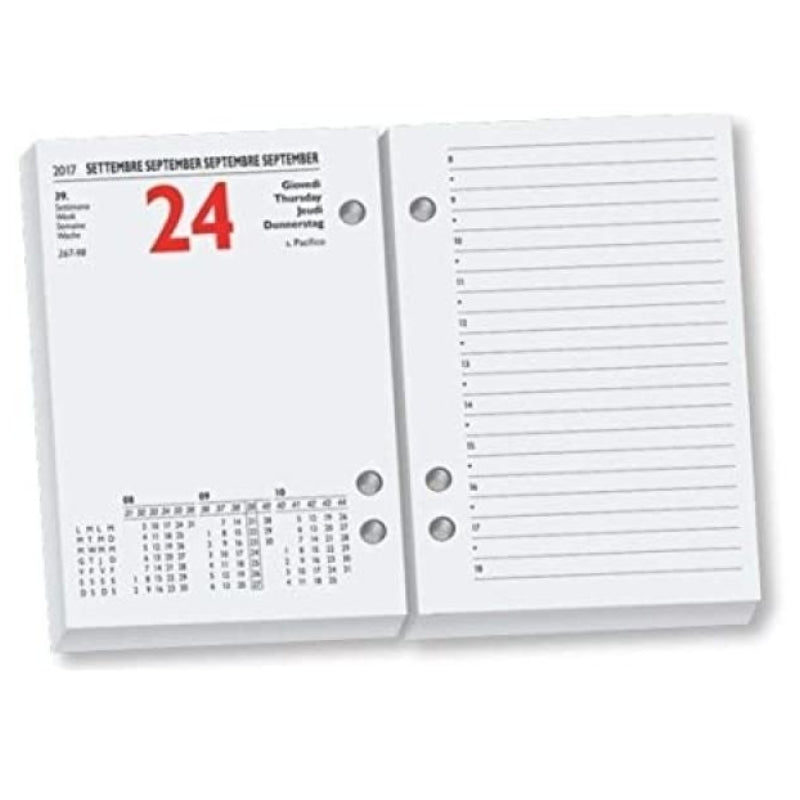 Ricambio Blocco Almanacco 2025 InTempo 12cm