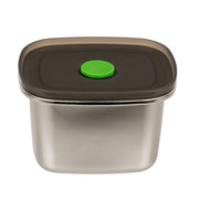 Contenitore Alimentare Acciaio Inox Con Coperchio Sottovuoto 450ml