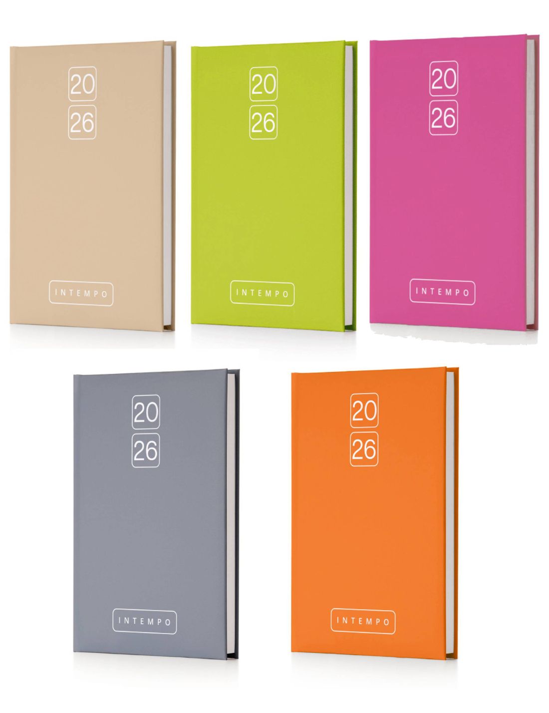 Agenda InTempo Giornaliera 12 Mesi 2026 Bravo 15x21cm