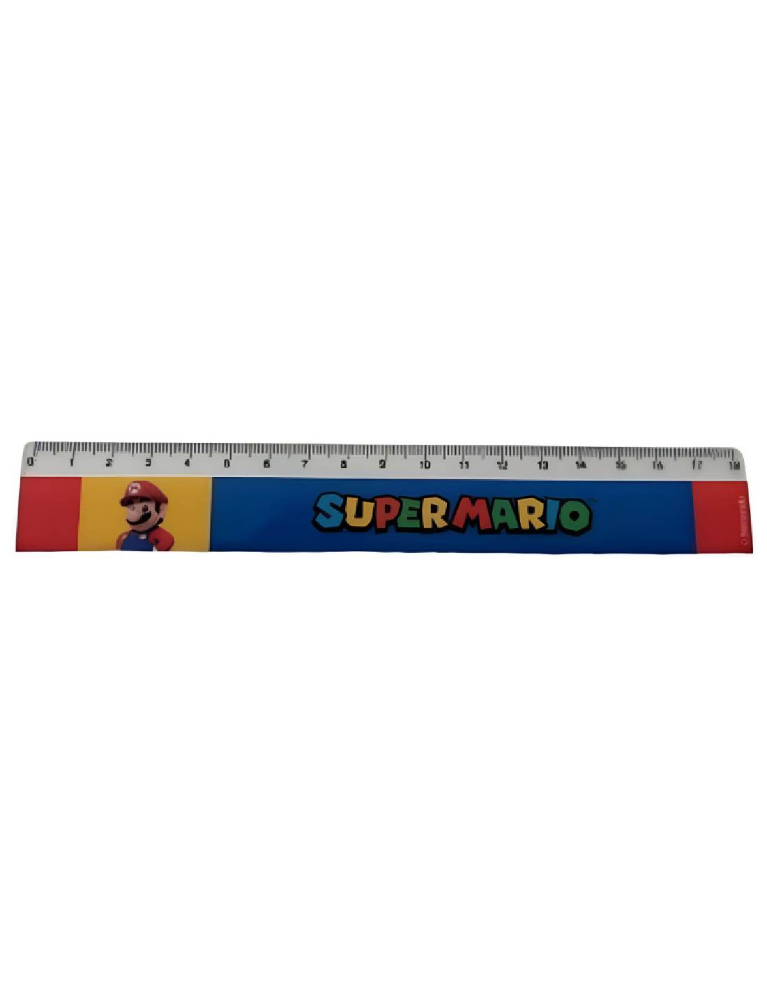 Righello In Plastica Super Mario 18cm