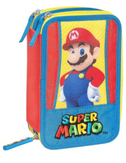 Astuccio Completo 3 Zip Super Mario Bros