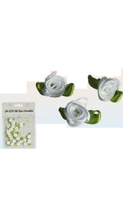 Set 20pz Rose Bianche Decorative