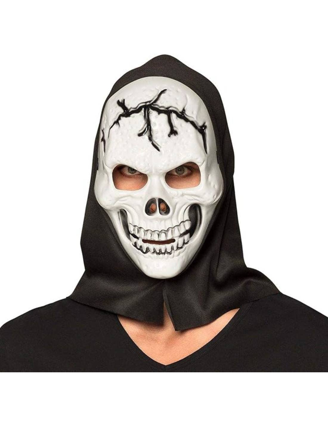 Maschera Di Halloween Scheletro Con Cappuccio