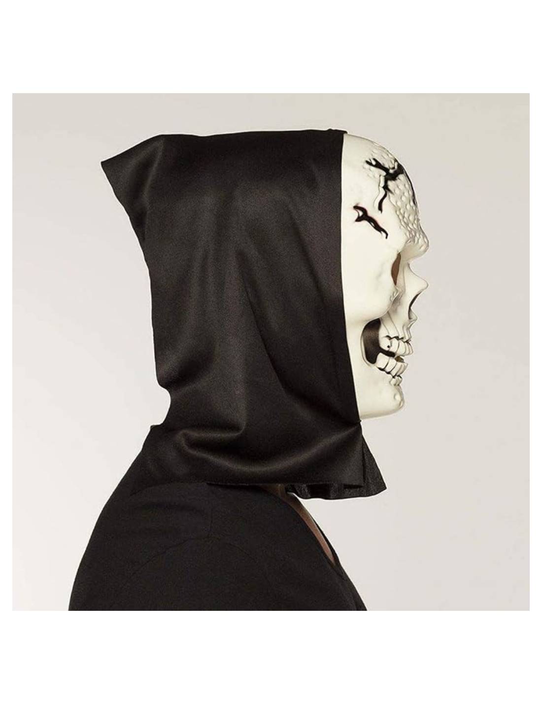 Maschera Di Halloween Scheletro Con Cappuccio