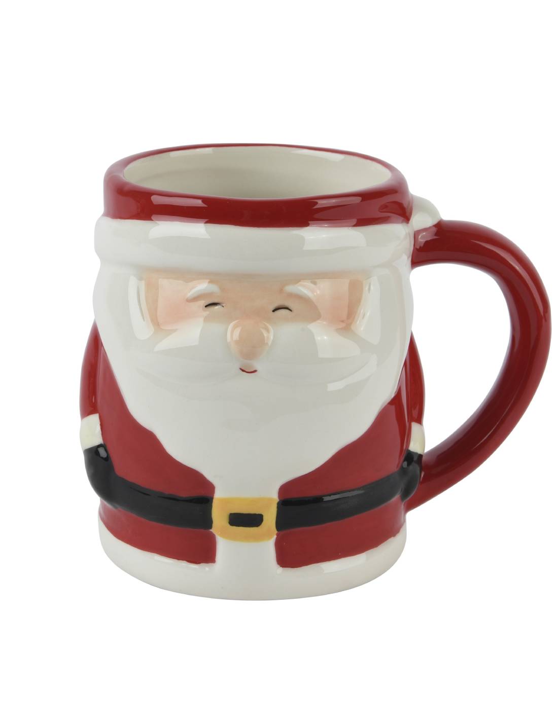 Tazza Natalizia In Ceramica Babbo Natale 10cm