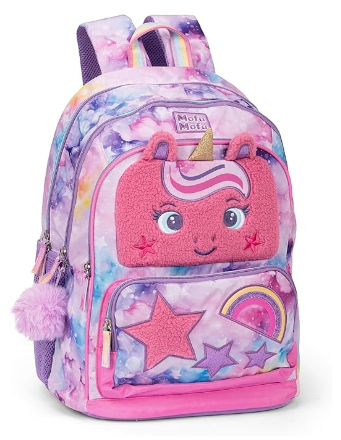 Zaino Scuola Organizzato Unicorno Mofu Mofu