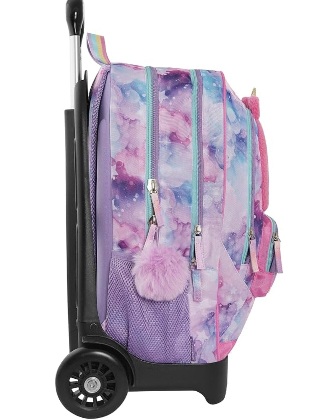 Zaino Scuola Trolley Mofu Mofu Unicorno Sganciabile