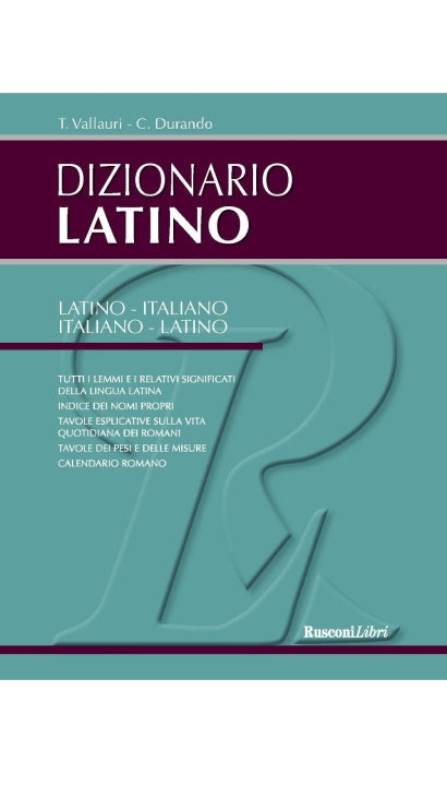 Dizionario Italiano Latino Vocabolario Keybook