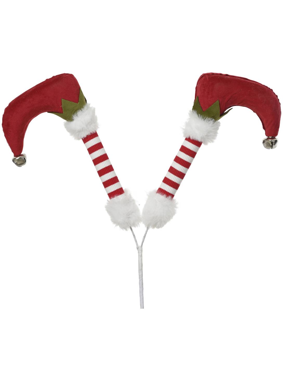 Addobbo Albero Di Natale Gambe Elfo 23cm