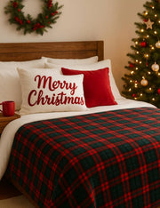 Coperta Natalizia Plaid Scozzese 170cm